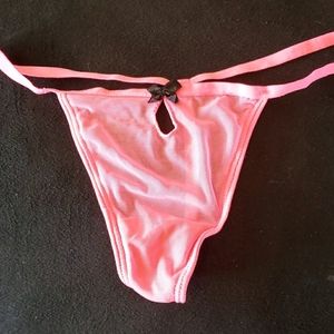 Pink thong